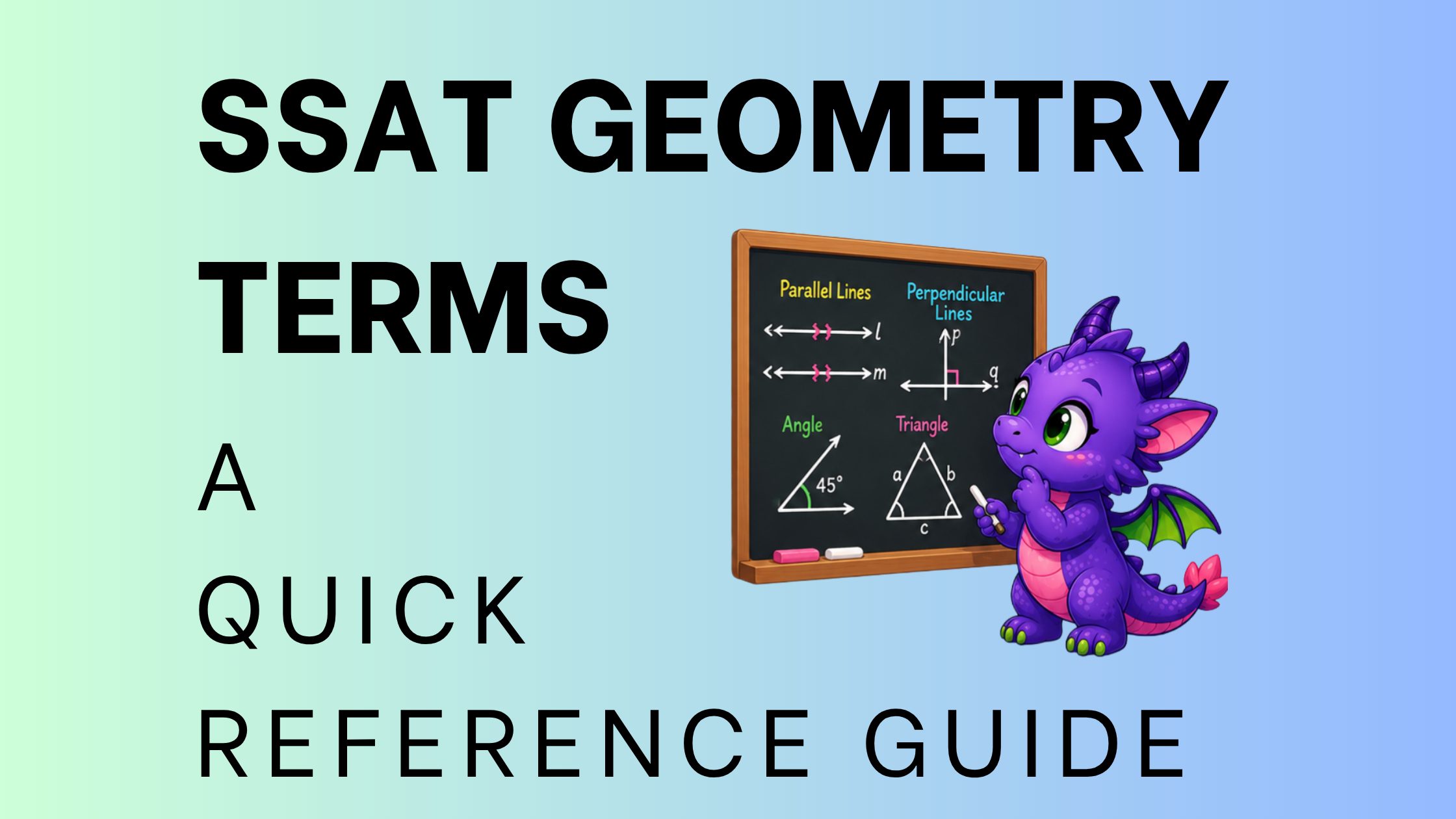 SSAT Upper Level Geometry Terms: A Quick Reference Guide